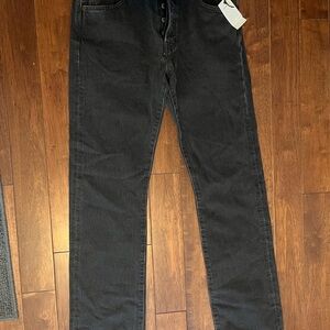 Levi's 501 Men's black washed size 32x34 made and crafted